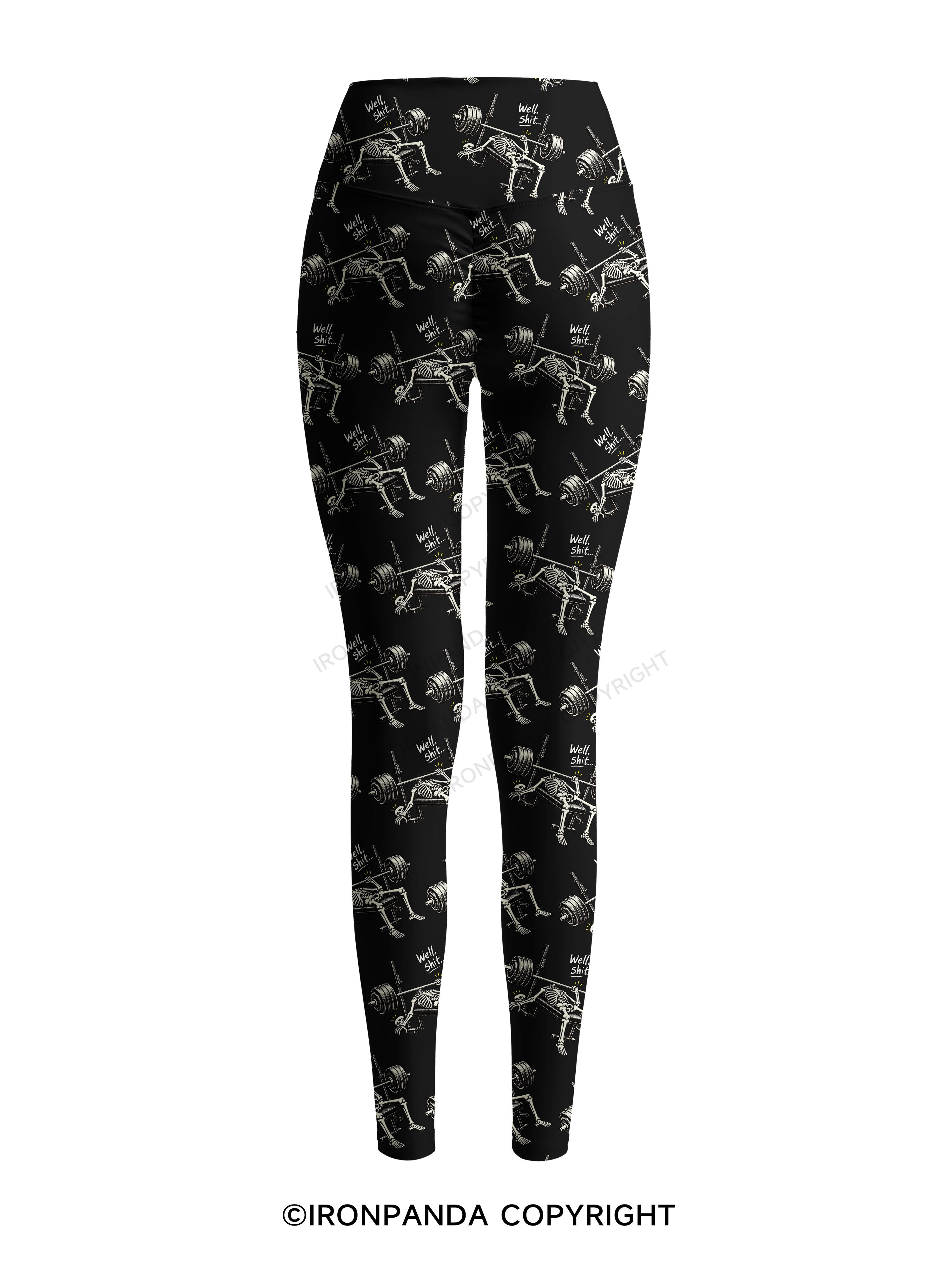 Well Shit...Funny Printed Yoga Pants