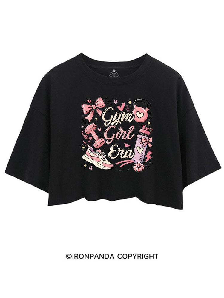 GYM GIRL ERA PINK WORKOUT CROP TOPS