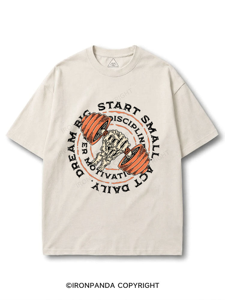DREAM BIG START SMALL ACT DAILY COTTON PUMP COVER