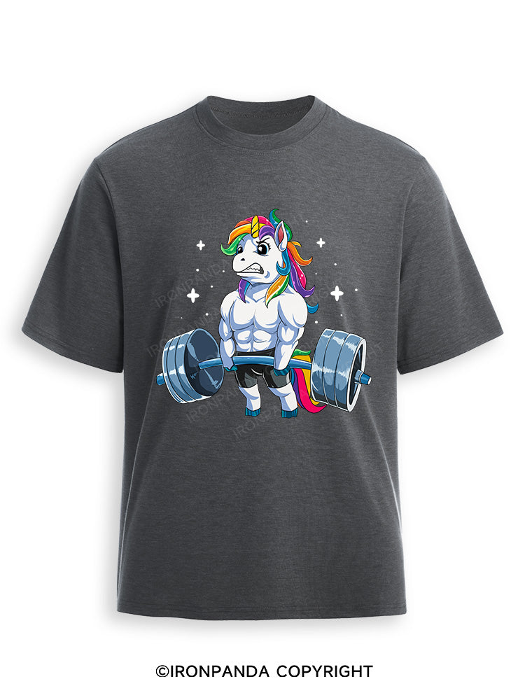 Weightlifting Unicorn Ultra Soft Heather T-Shirt