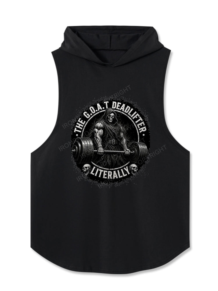 Grim Reaper The GOAT Deadlifter Hooded Tank