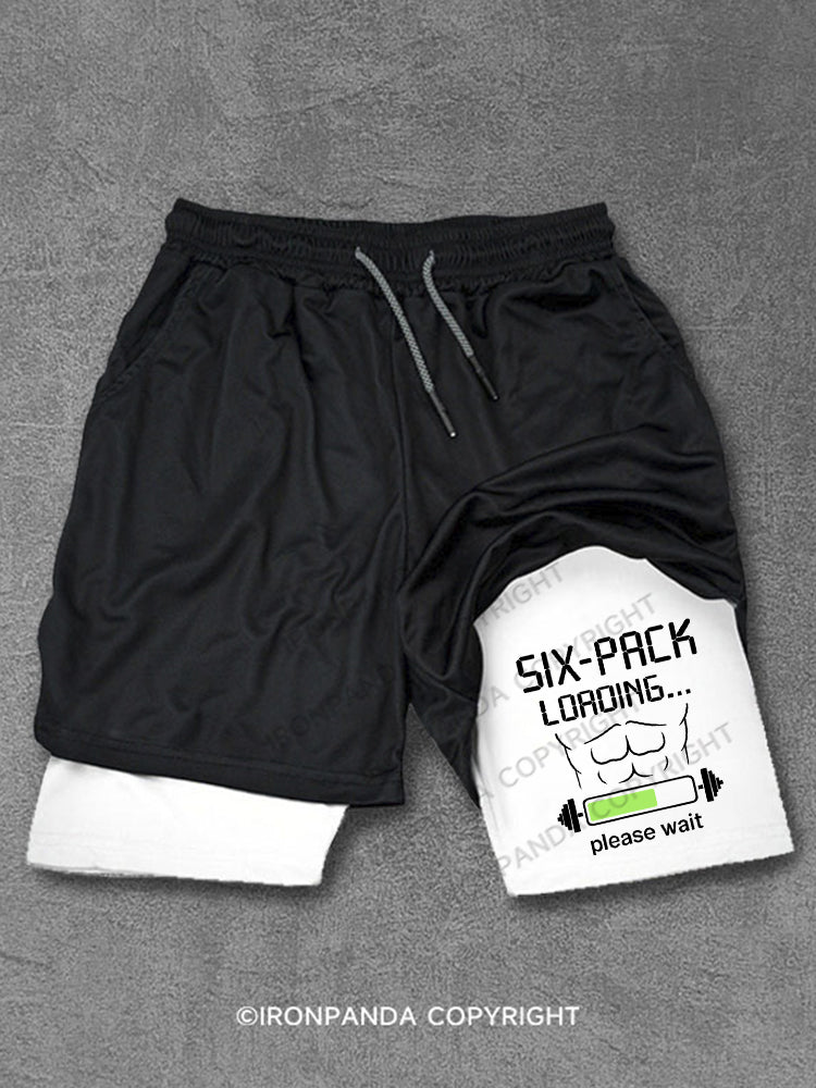 Six-Pack Loading Humor Performance Training Shorts