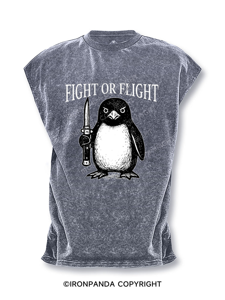 Penguin Fight Or Flight Cut Off Tank