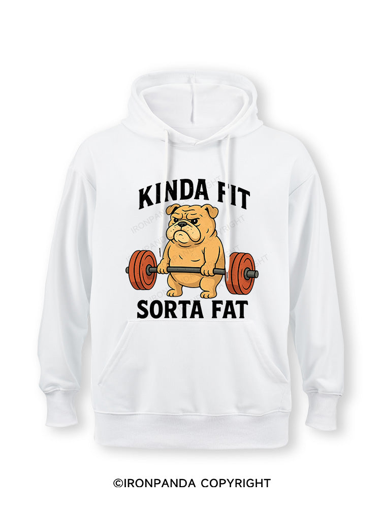 Kinda Fit Sorta Fat Dog New Classic Gym Hoodie
