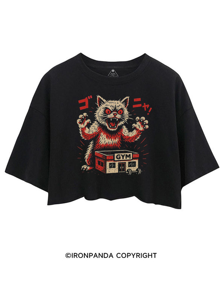 CATZILLA GAINS CROP TOPS