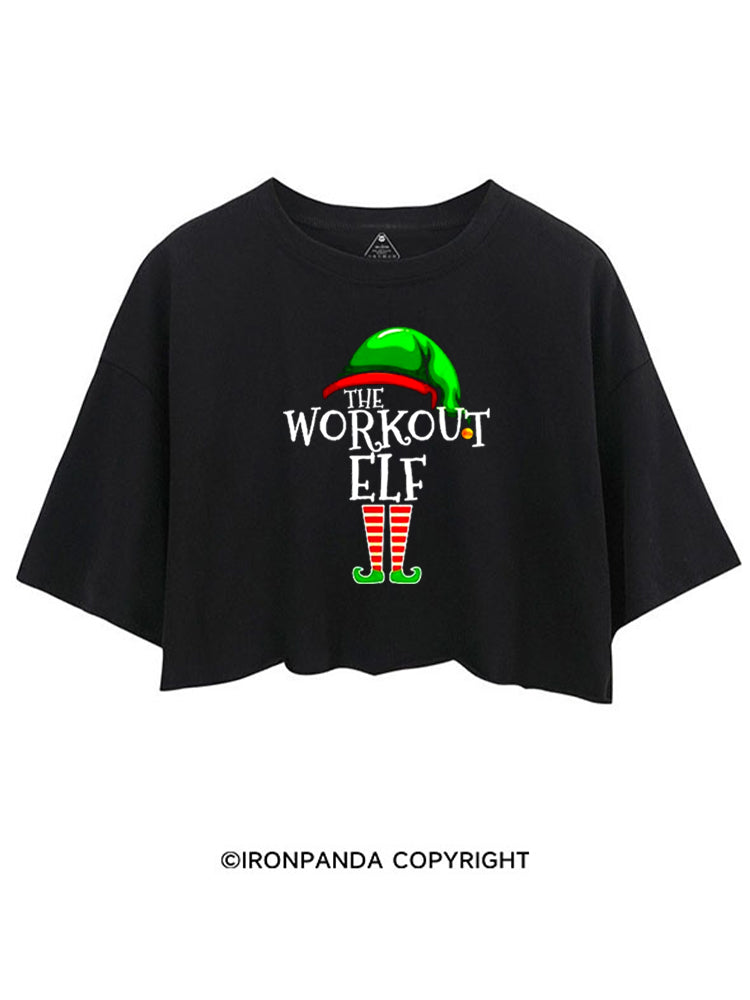 THE WORKOUT ELF CROP TOPS