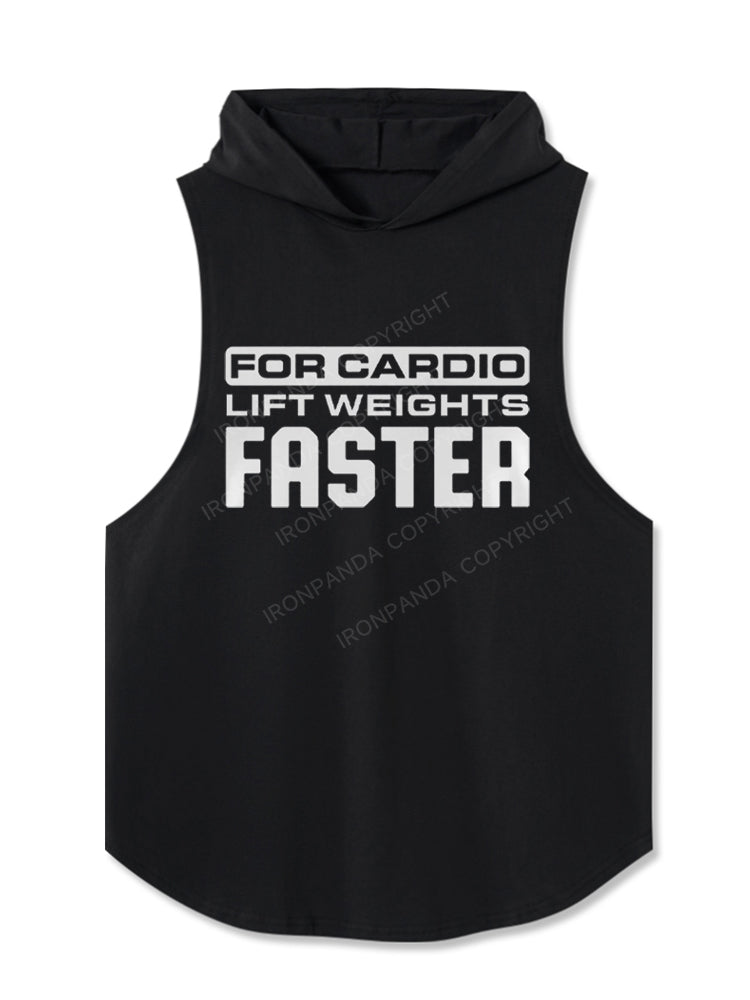 For Cardio Lift Weights Faster Hooded Tank