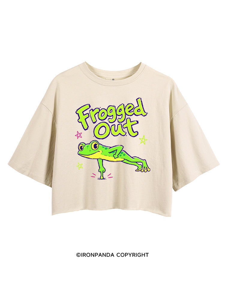 FROGGED OUT CROP TOPS