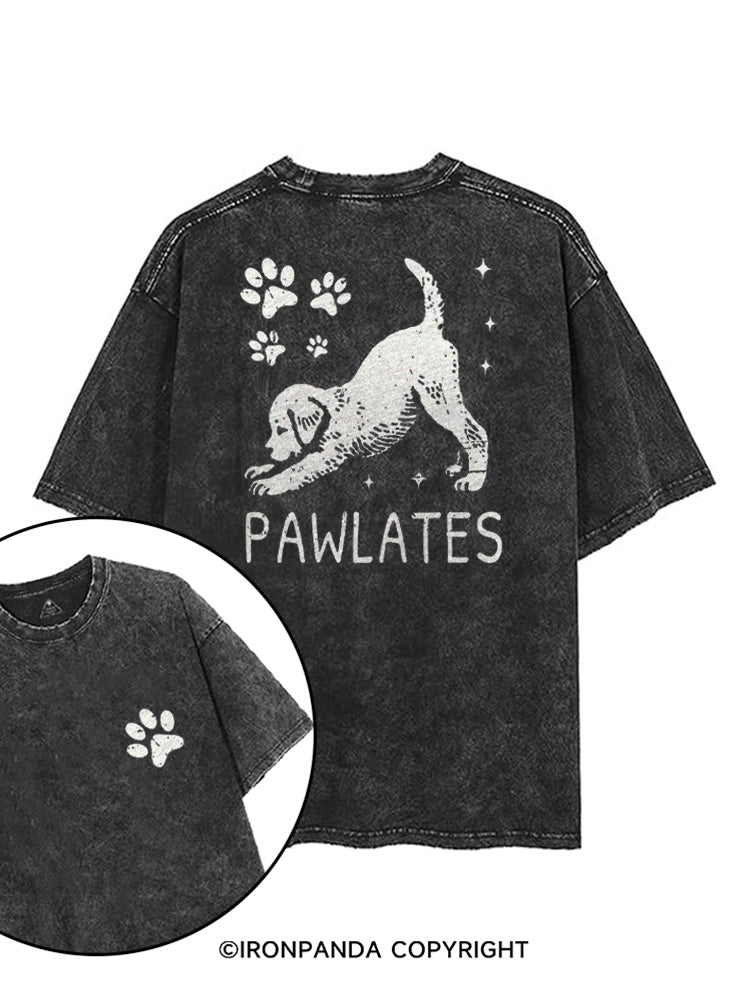 PAWLATES FUNNY DOG printed Gym Shirt