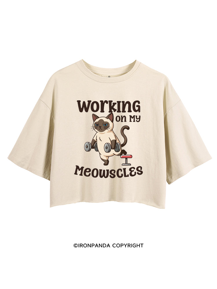 WORKING ON MY MEOWSCLES GYM KITTY CROP TOPS