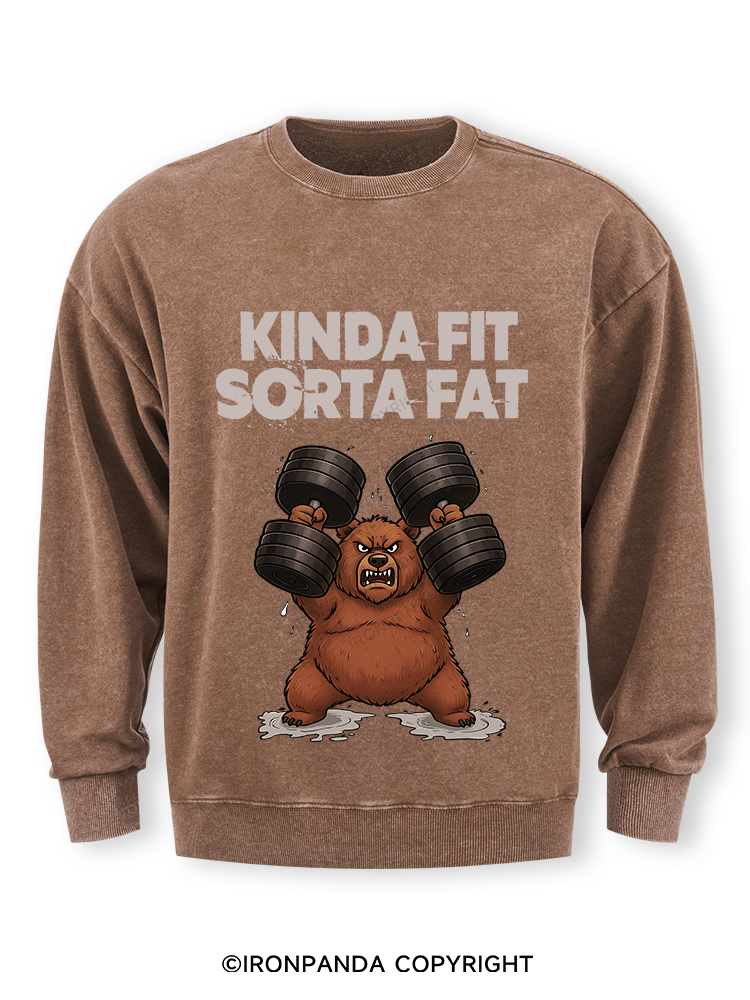 KINDA FIT SORTA FAT Washed Sweatshirt