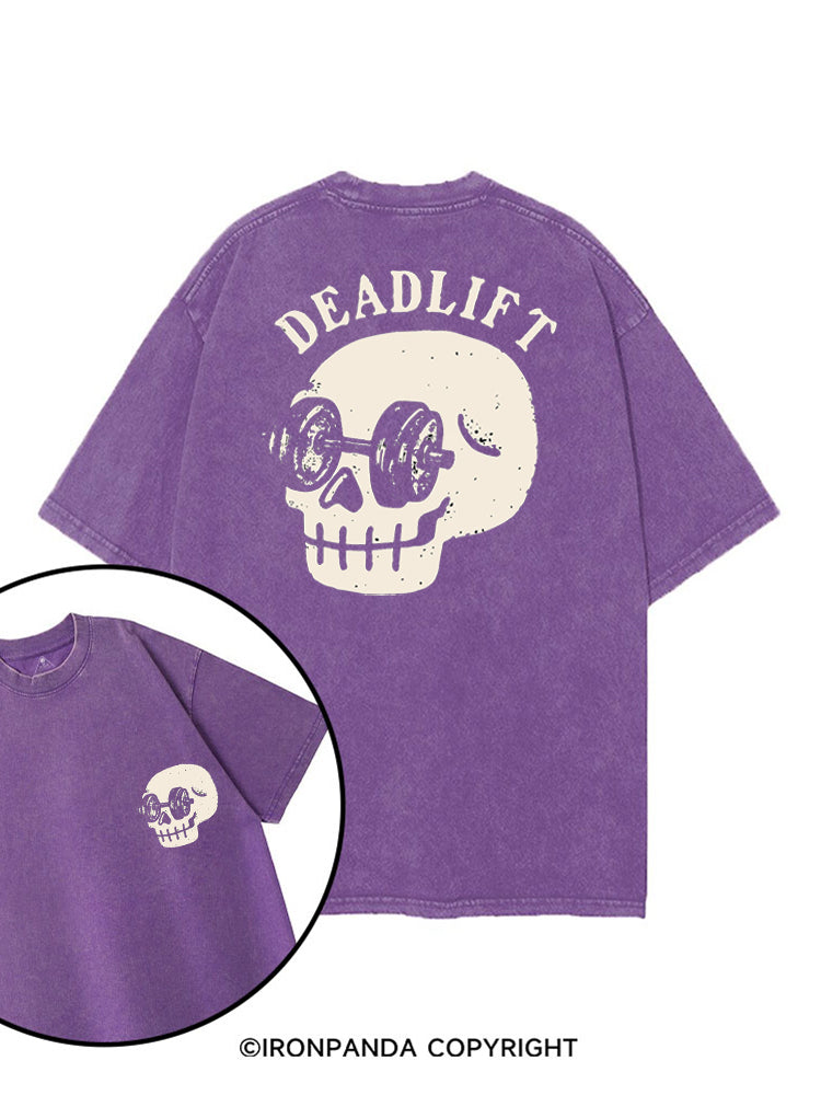 DEAD SERIOUS DEADLIFTS printed Gym Shirt