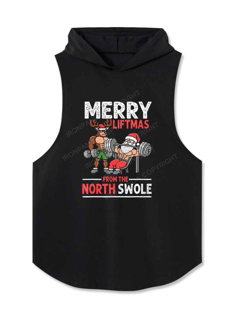 MERRY LIFTMAS FROM THE NORTH SWOLE Hooded Tank