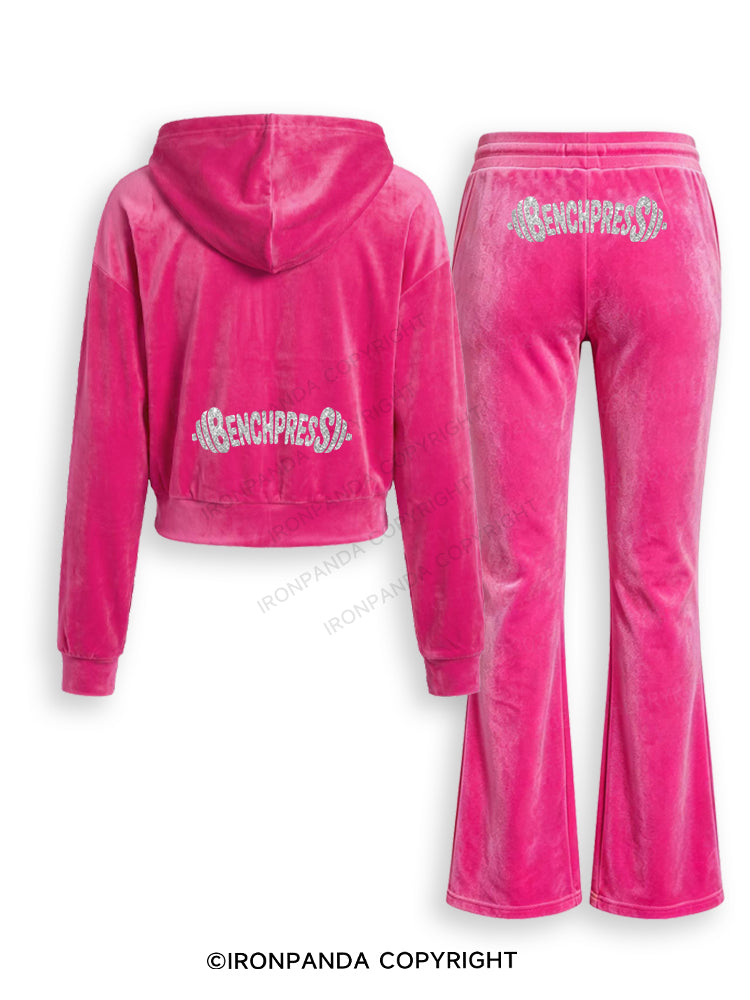 BENCHPRESS Velvet Tracksuit Set
