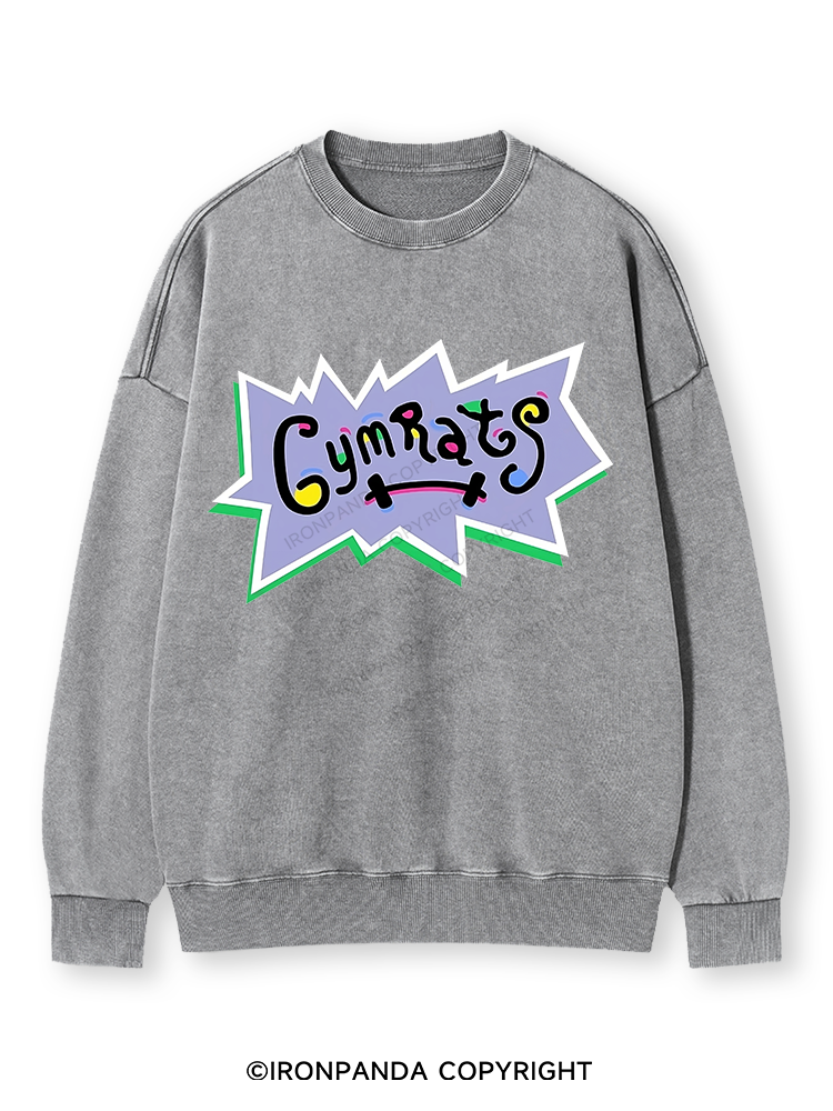 GYM RATS Washed Sweatshirt