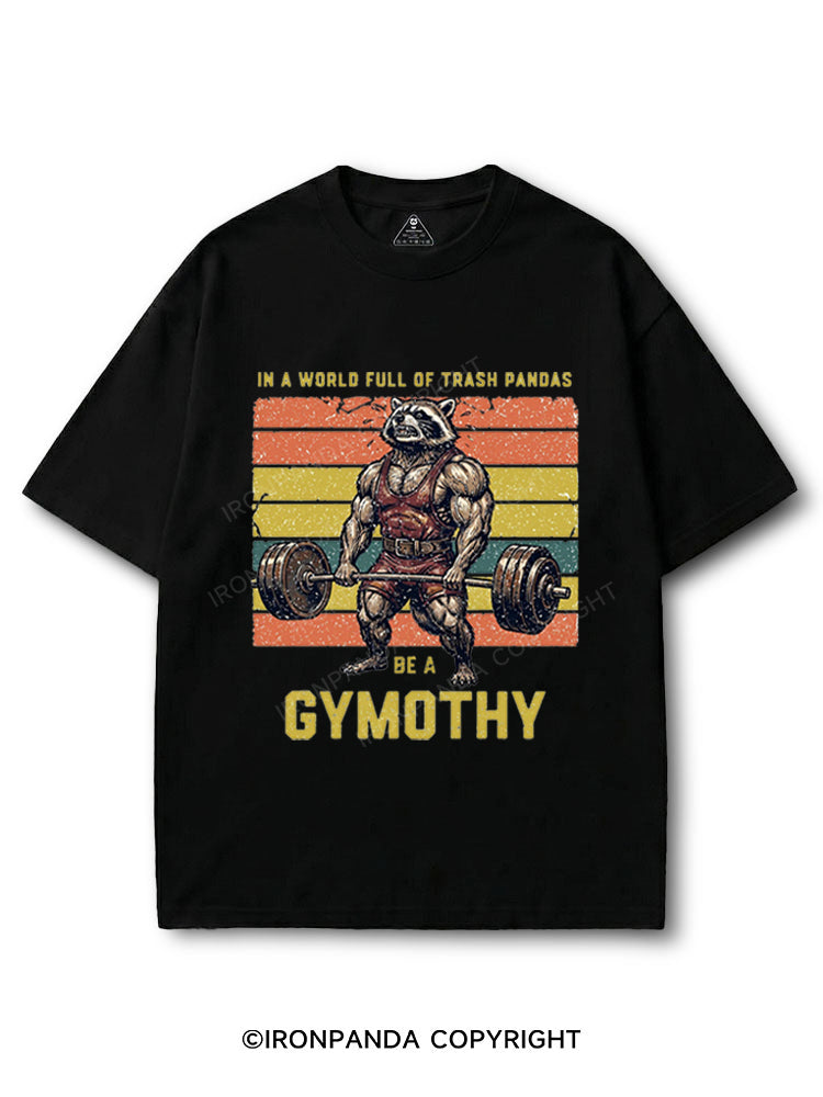 Gymothy Raccoon Weightlifting Trash COTTON PUMP COVER