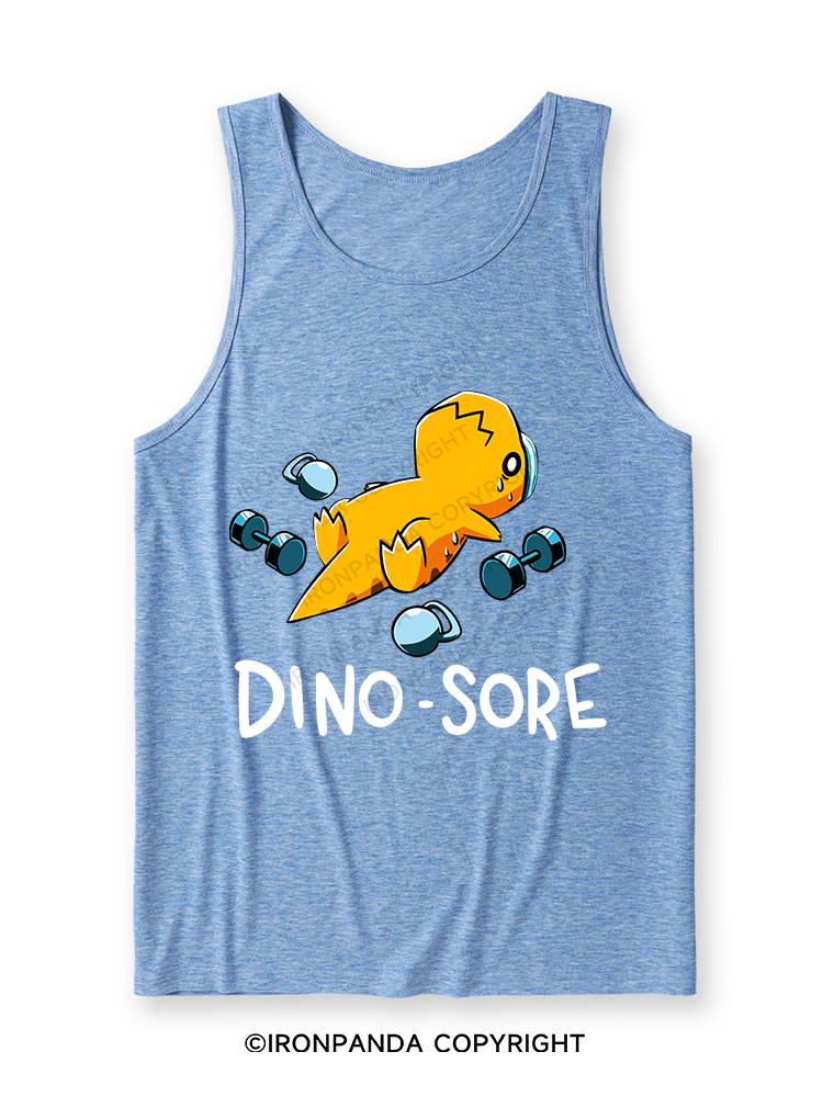 DINO SORE Ultra Soft Heather Tank