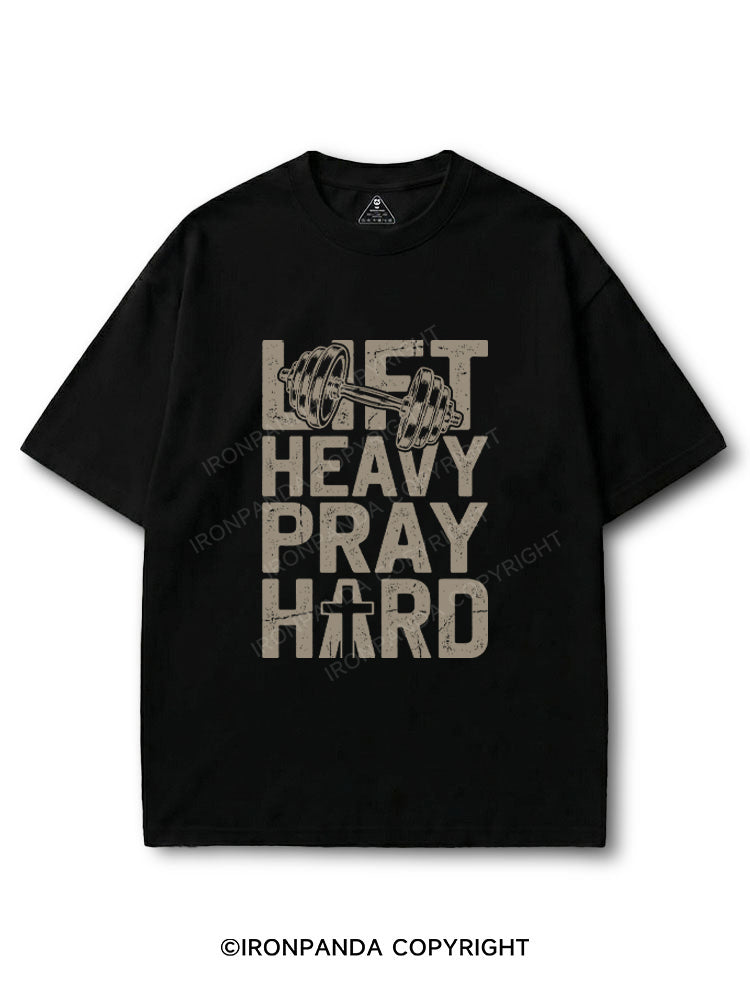 Lift Heavy Pray Hard Faith COTTON PUMP COVER