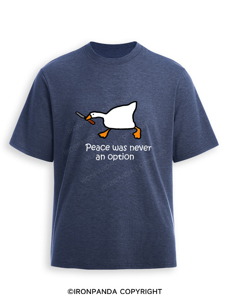 peace was never an option Ultra Soft Heather T-Shirt