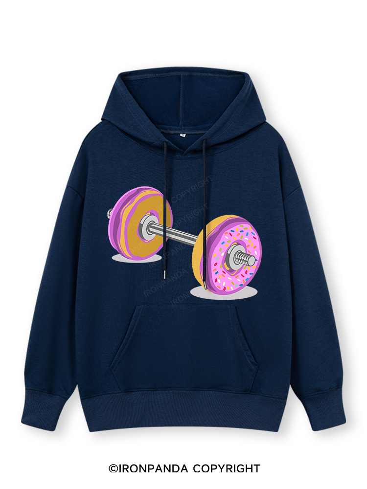 DONUT BARBELL Classic Gym Hoodie