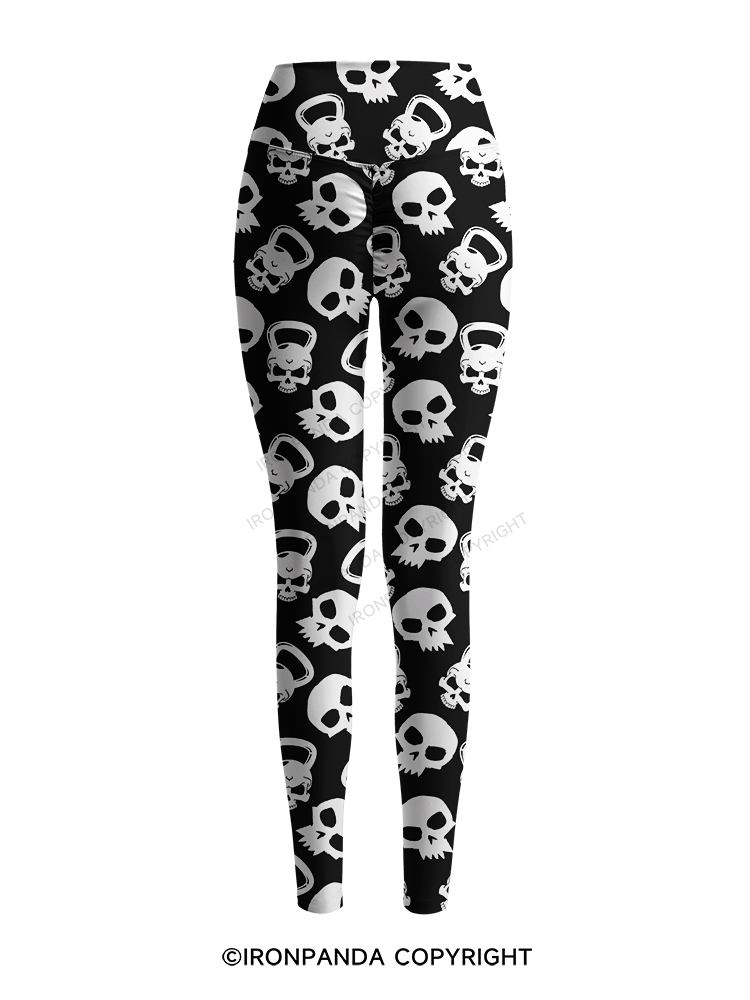 KETTLEBELL SKULL FITNESS Yoga Printed Yoga Pants