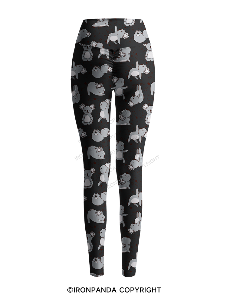 YOGA KOALAS Printed Yoga Pants