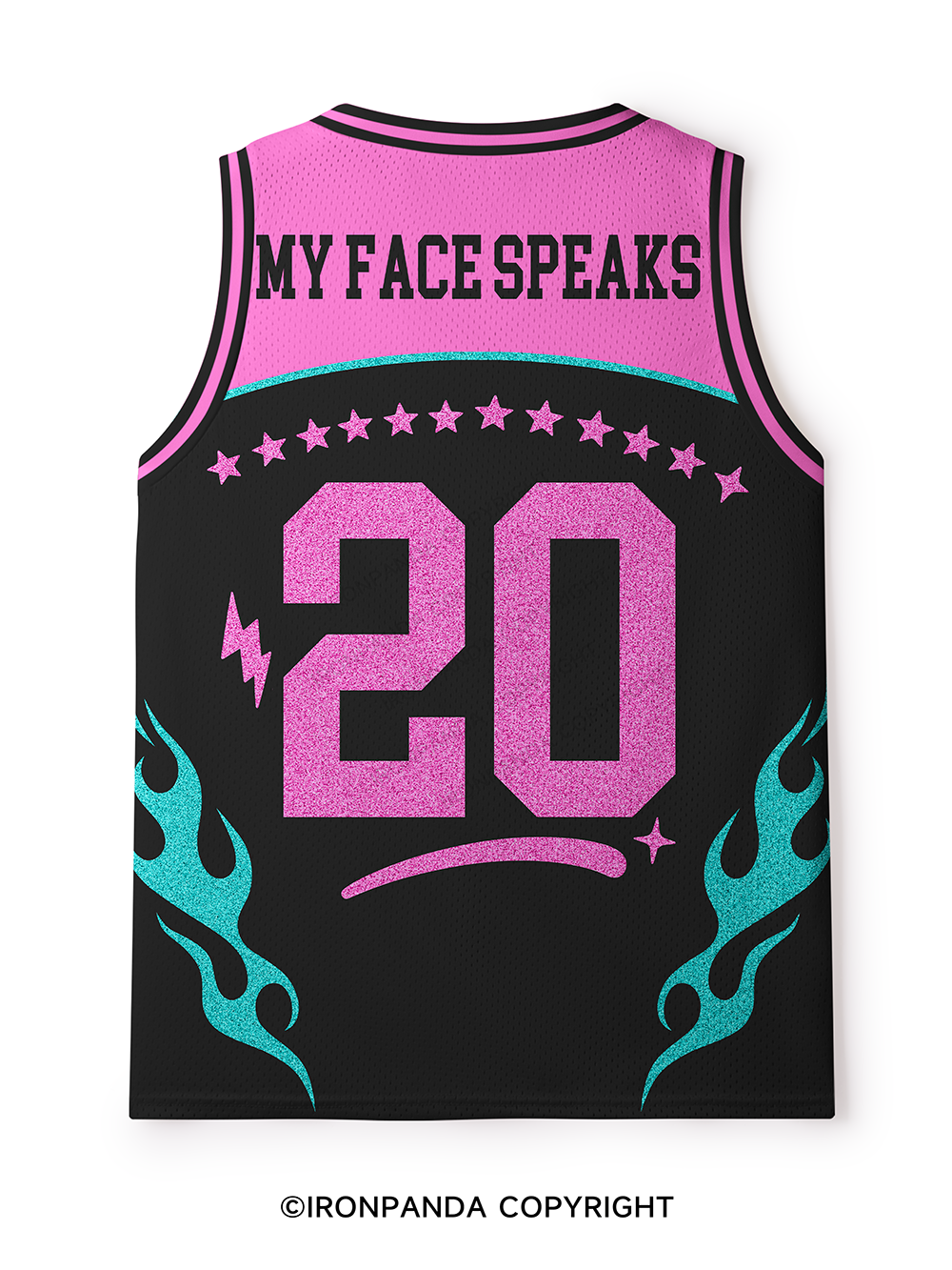 SORRY FOR WHAT MY FACE SAID Mesh Tank Top