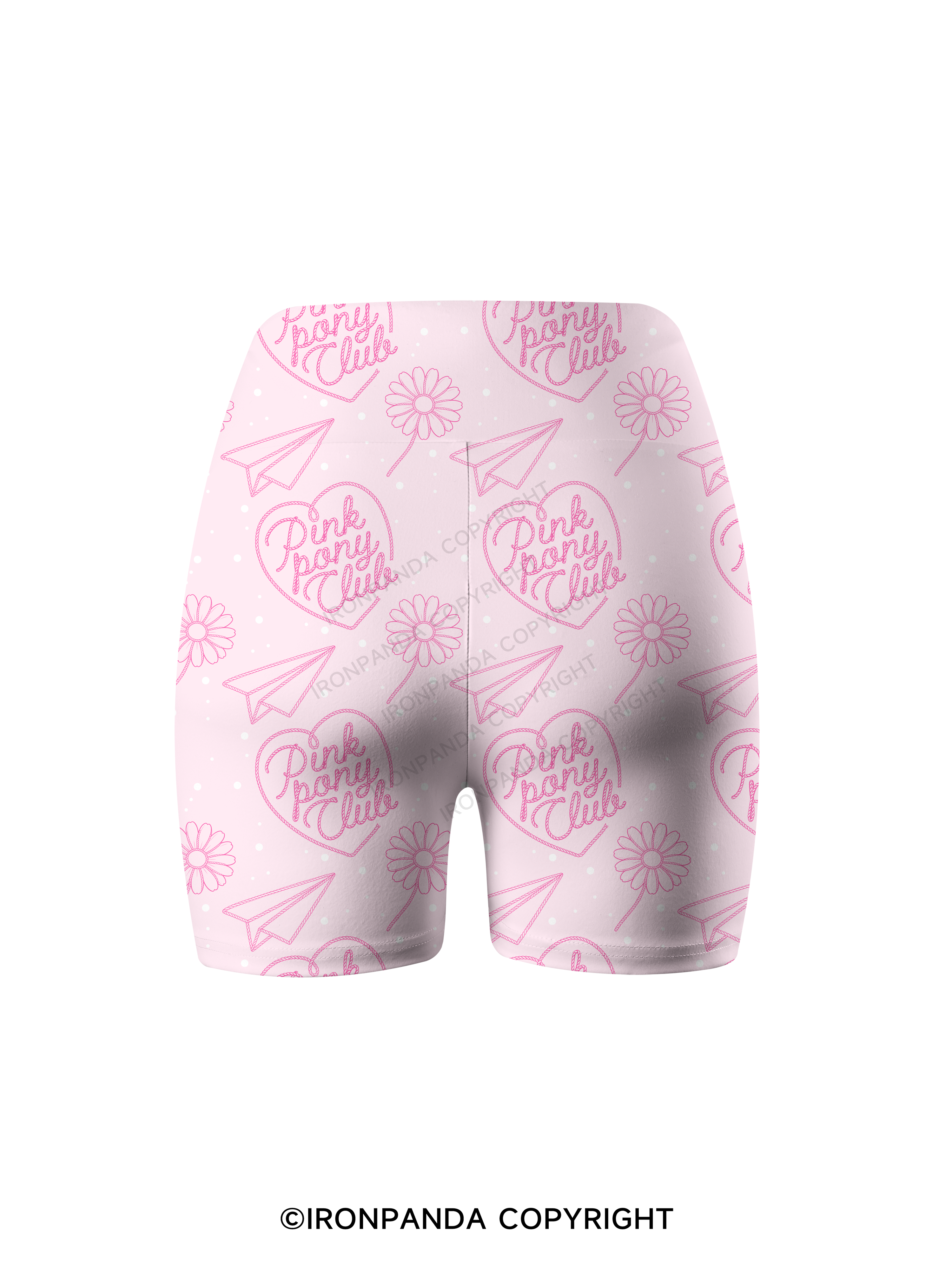 PINK PONY CLUB Printed Yoga Cycling Shorts