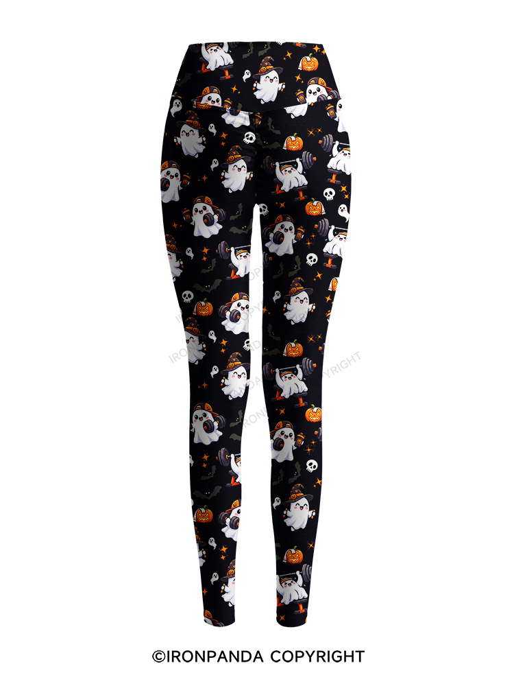Cute Spooky Workout Printed Yoga Pants