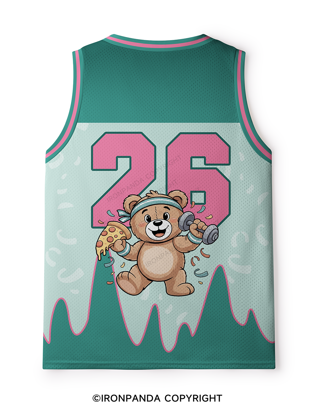 kinda fit sorta fat bear Mesh Tank Top