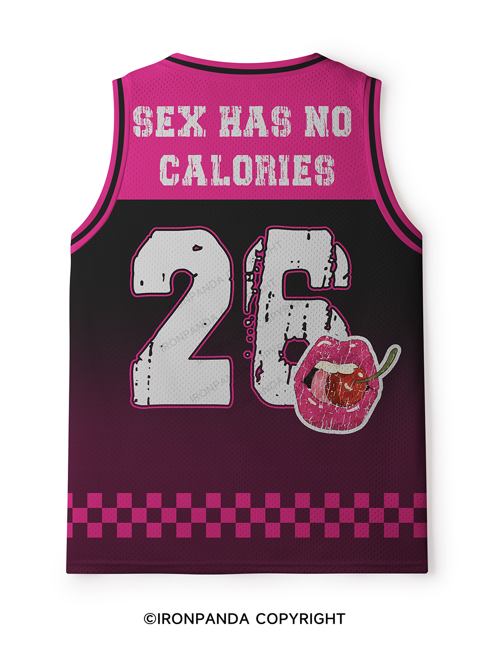 SEX HAS NO CALORIES Mesh Tank Top