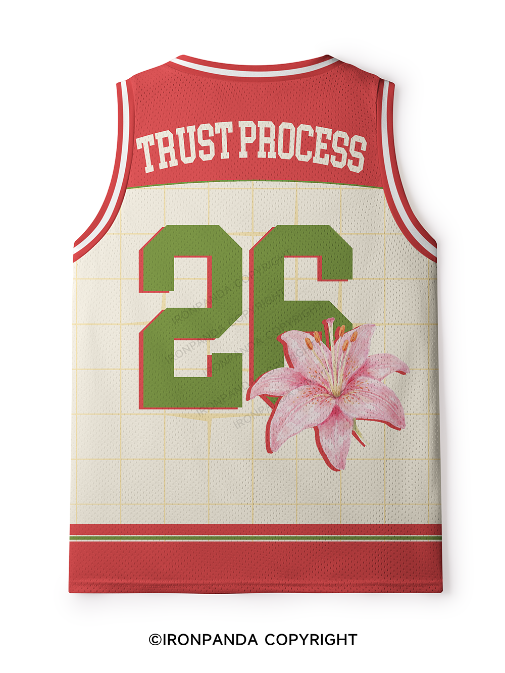 TRUST THE PROCESS GYM Mesh Tank Top