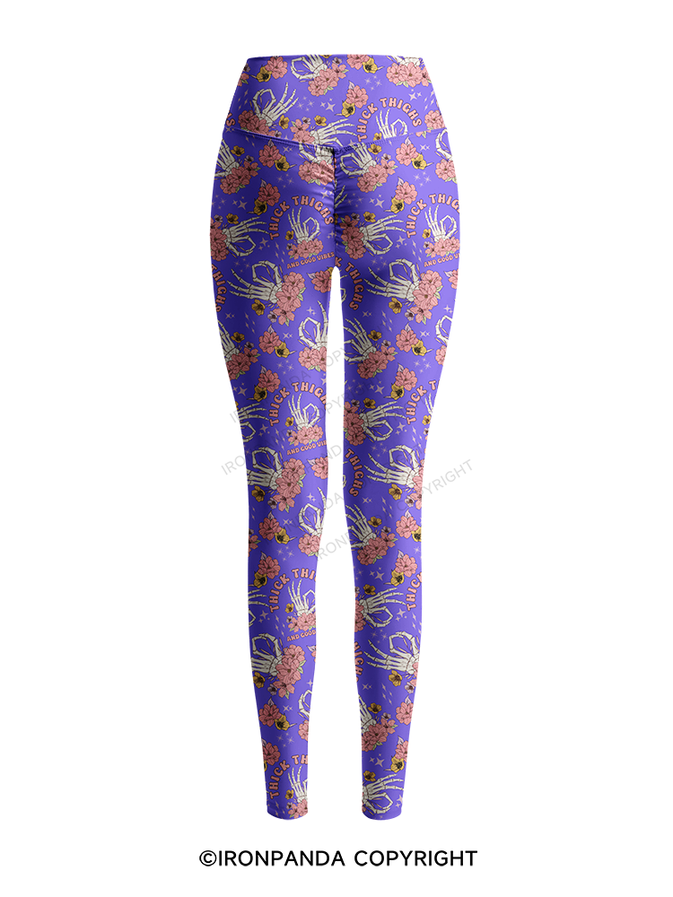Funny Workout Printed Yoga Pants