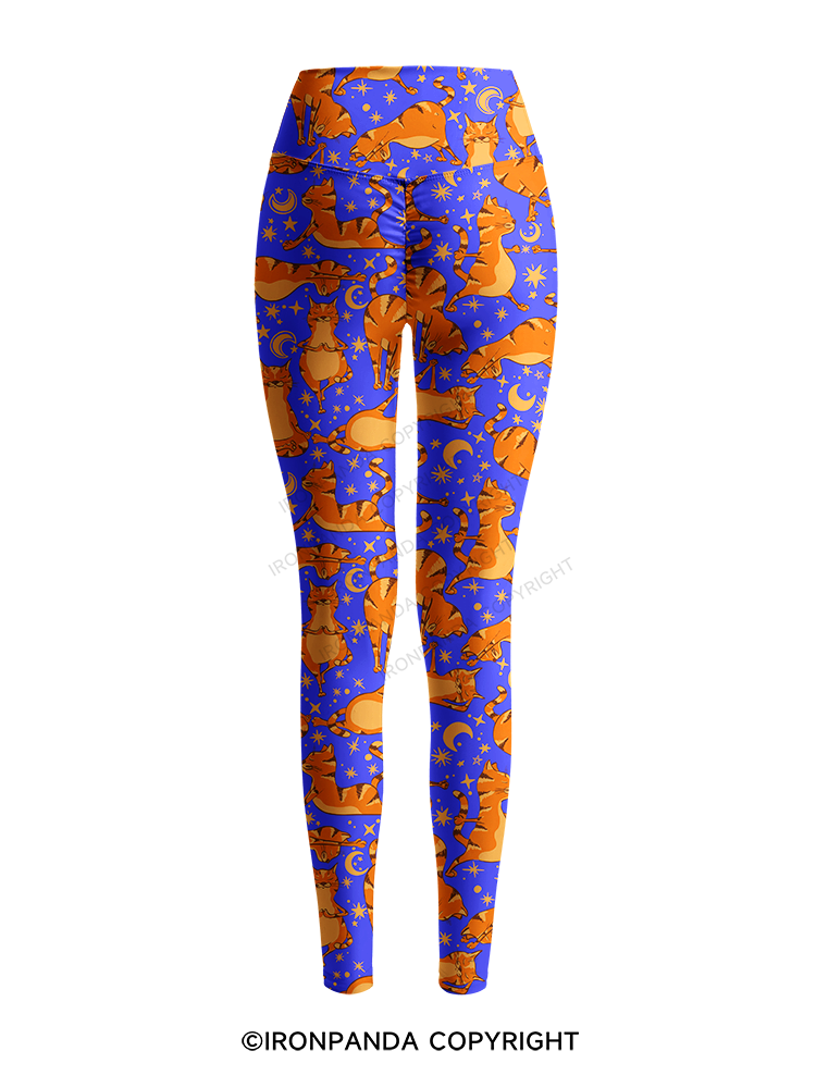Yoga cats Printed Yoga Pants
