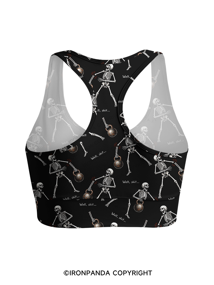 Well Shit... Racerback Sports Bra