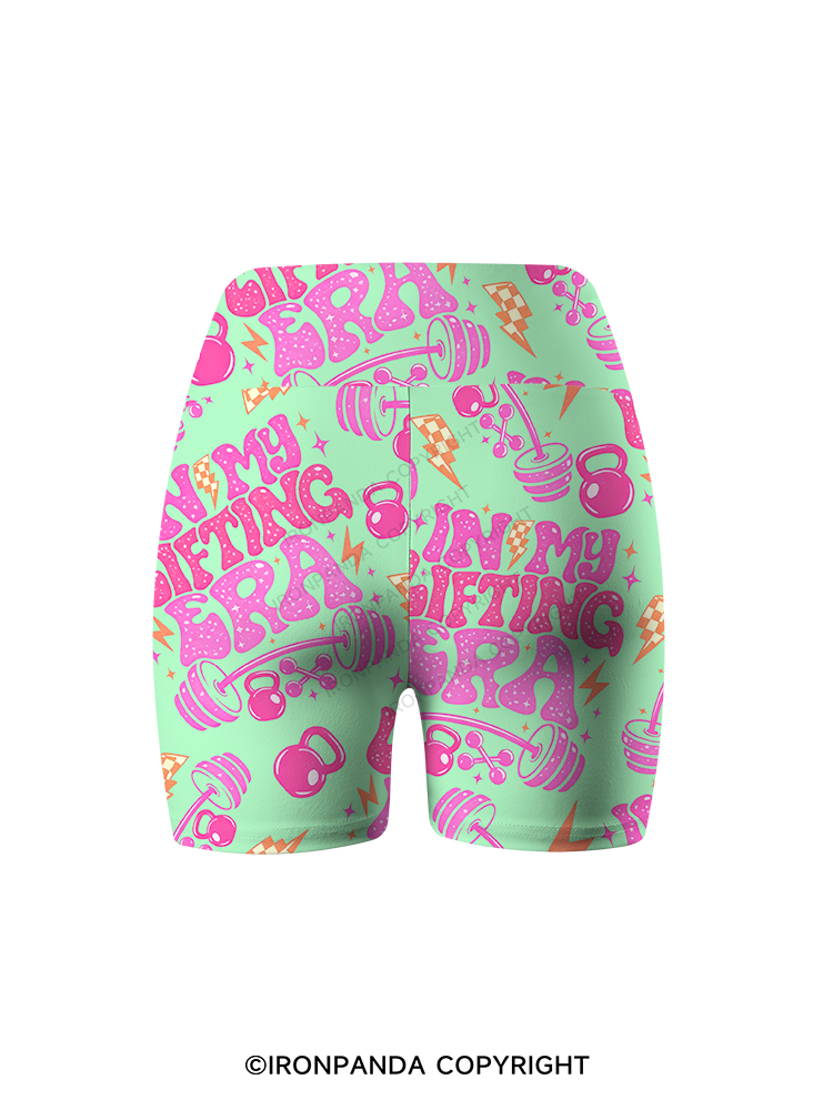 Lifting Is My Main Storyline Right Now Printed Yoga Cycling Shorts