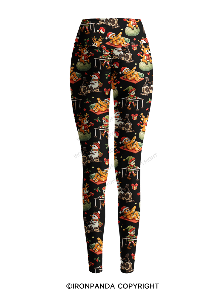 Physical Therapy Christmas Printed Yoga Pants