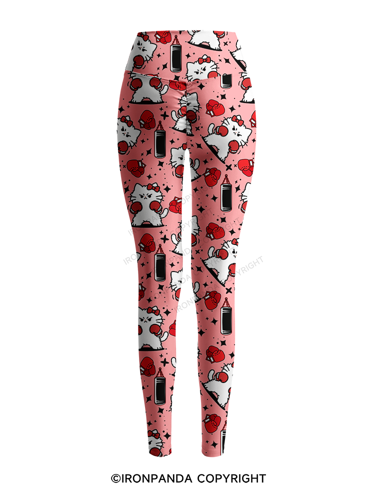 Tall Enough For Your Shins Printed Yoga Pants