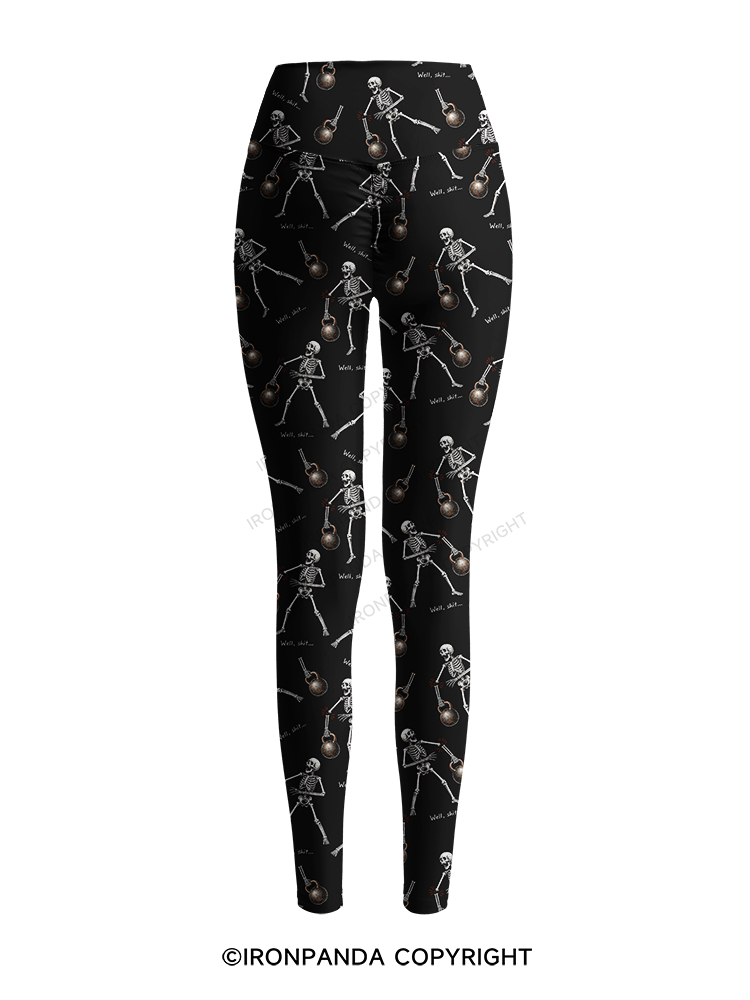 Well Shit... Printed Yoga Pants