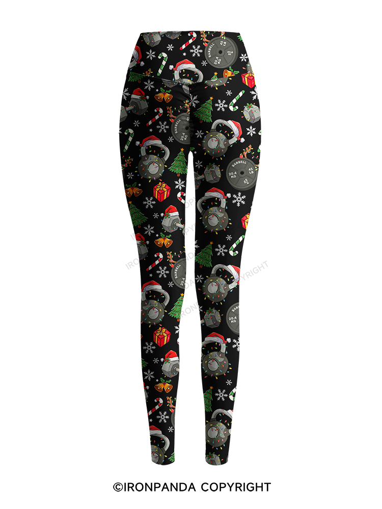 Christmas Fitness Printed Yoga Pants