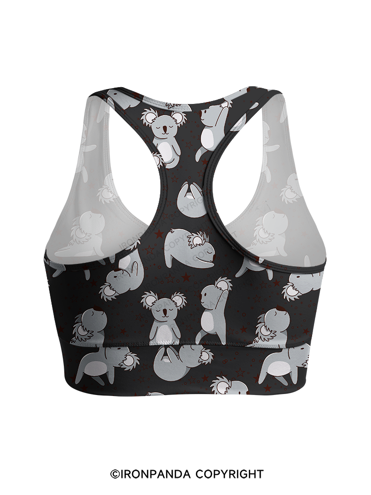 YOGA KOALAS Racerback Sports Bra