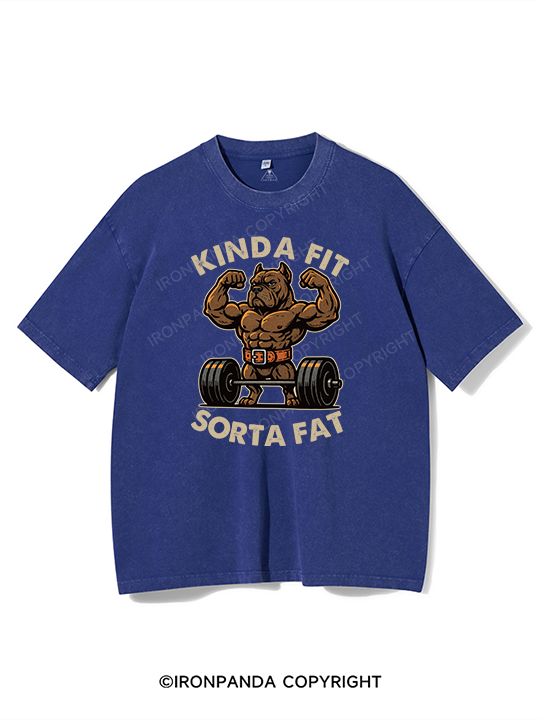 KINDA FIT SORTA FAT Washed Gym Shirt