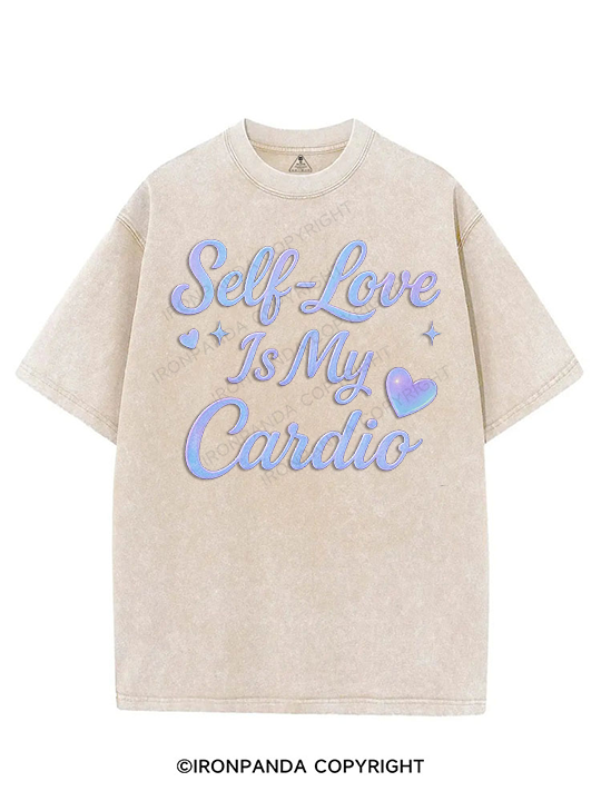 self-love is my cardio VINTAGE GYM SHIRT