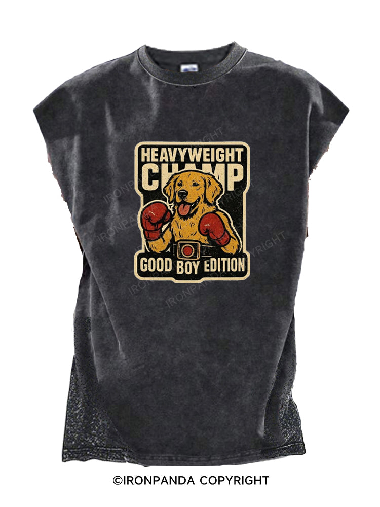 Heavy Weight Champ, Good Boy Edition Cut Off Tank