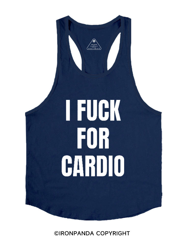I Fuck For Cardio Stringer Gym Vest