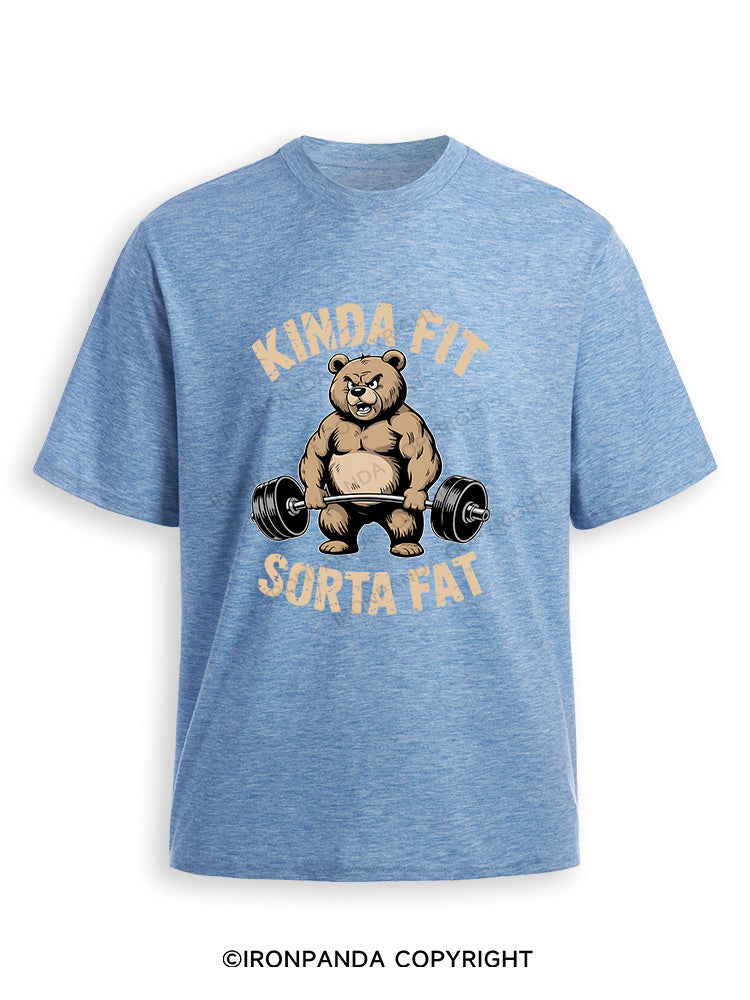 KINDA FIT SORTA FAT BEAR Ultra Soft Heather T-Shirt