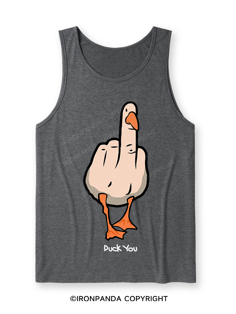 duck you Ultra Soft Heather Tank