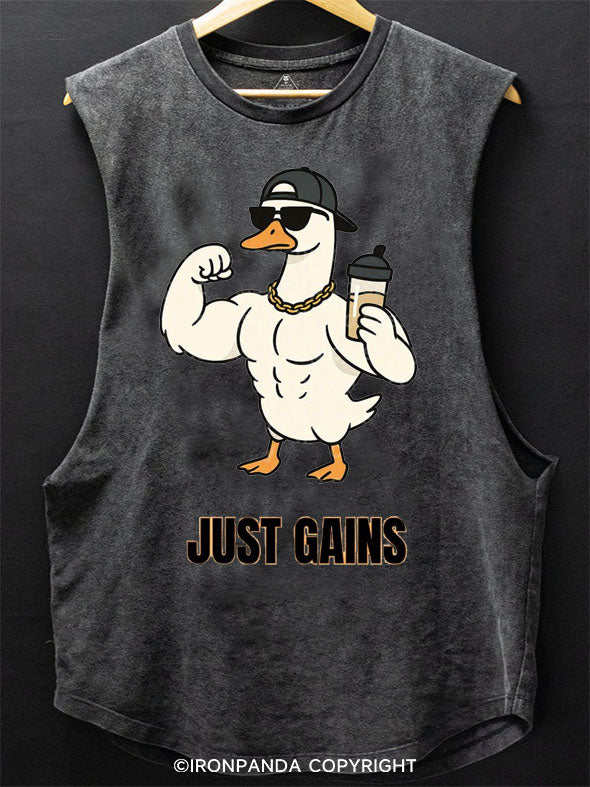 Gym Bro Goose Scoop Bottom Cotton Tank
