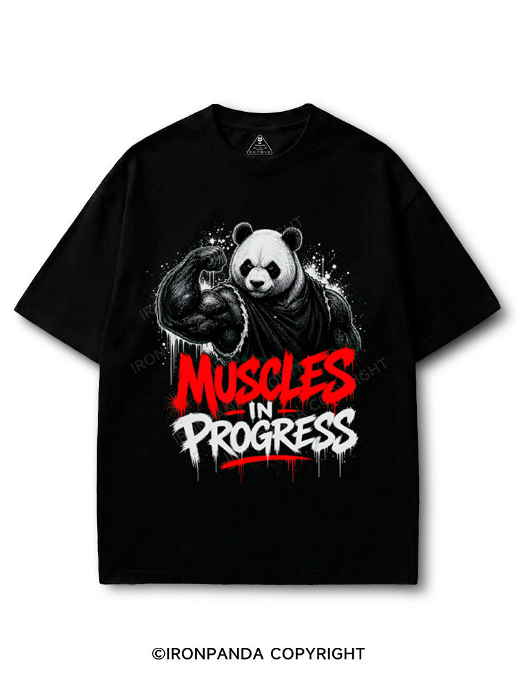 Muscles in Progress Panda COTTON PUMP COVER