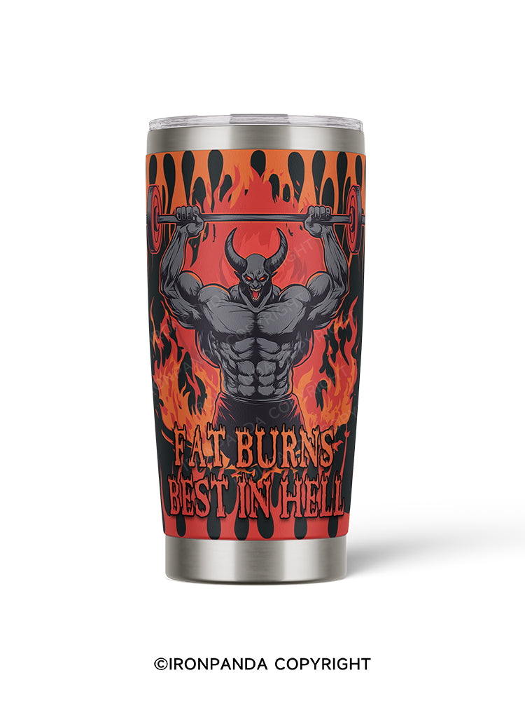 fat burns best in hell 20oz Tumbler